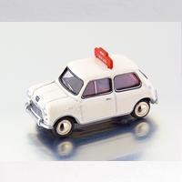 Mini Morris " 1 Million " mit Dachschild, weiss BUB 09108